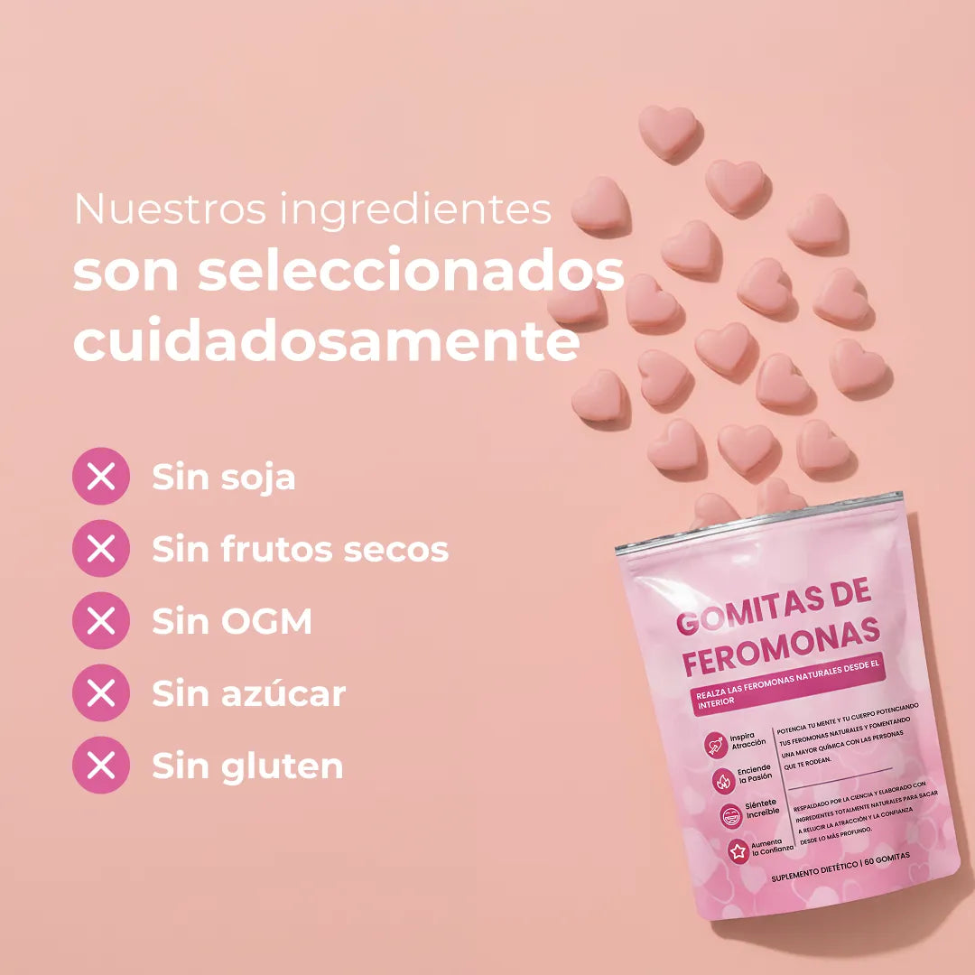 GlowUp | Gomitas de Feromonas (60 gomitas)
