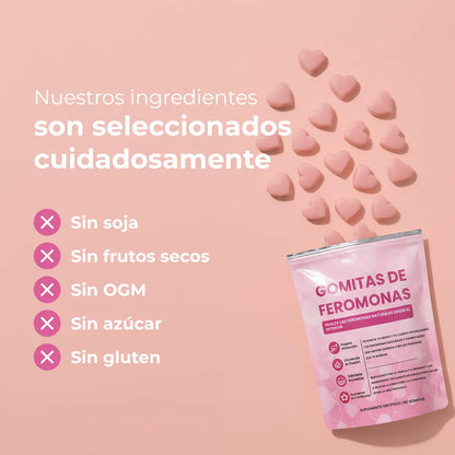 GlowUp | Gomitas de Feromonas (60 gomitas)
